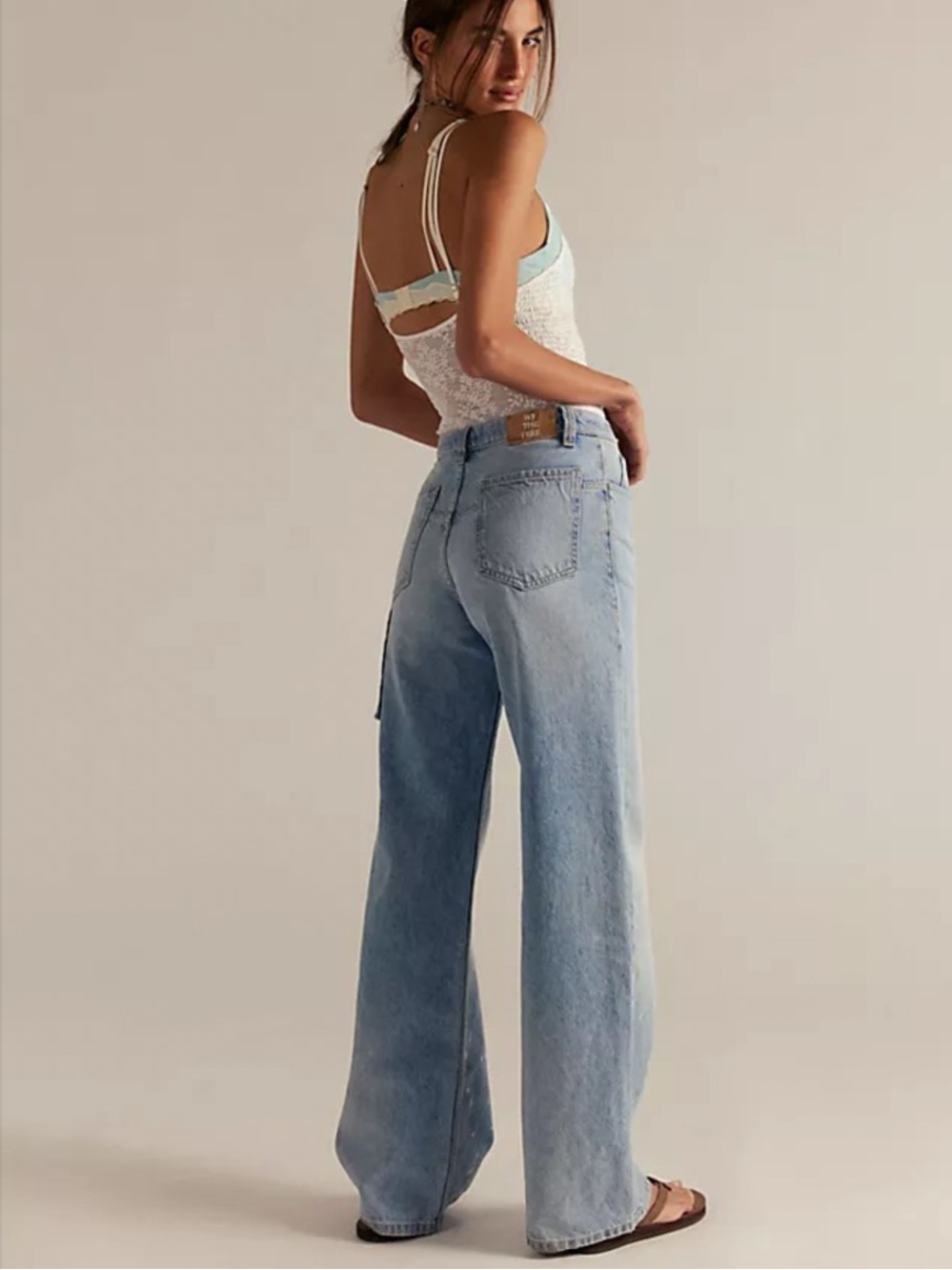 We the Free Tinsley Baggy High-Rise Straighr Leg Jeans